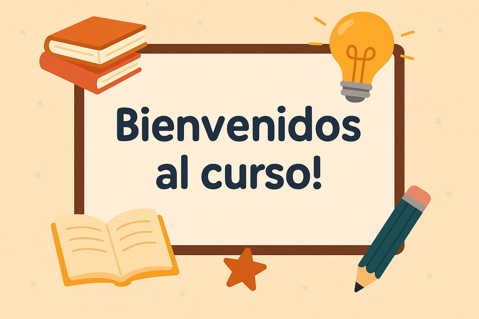 Bienvenida al curso